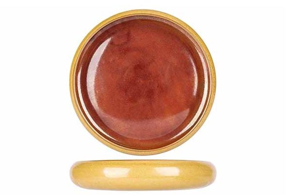 Elements Mustard Bord D24xh4,9cm