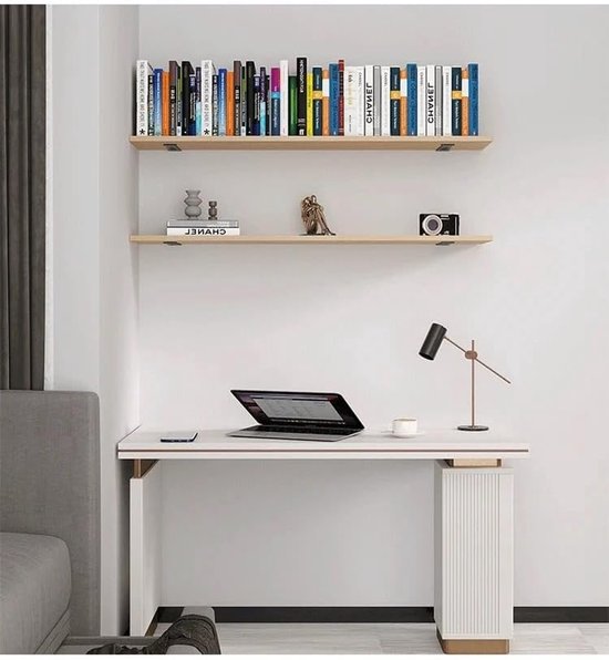 Plankhouder, voor zware belasting, metaal, 25 cm, wandmontage, plankdrager voor wandmontage, zware lasten, wandhouder, 70 kg draagkracht, T-hoek, zwart, 6 stuks — afbeelding 4