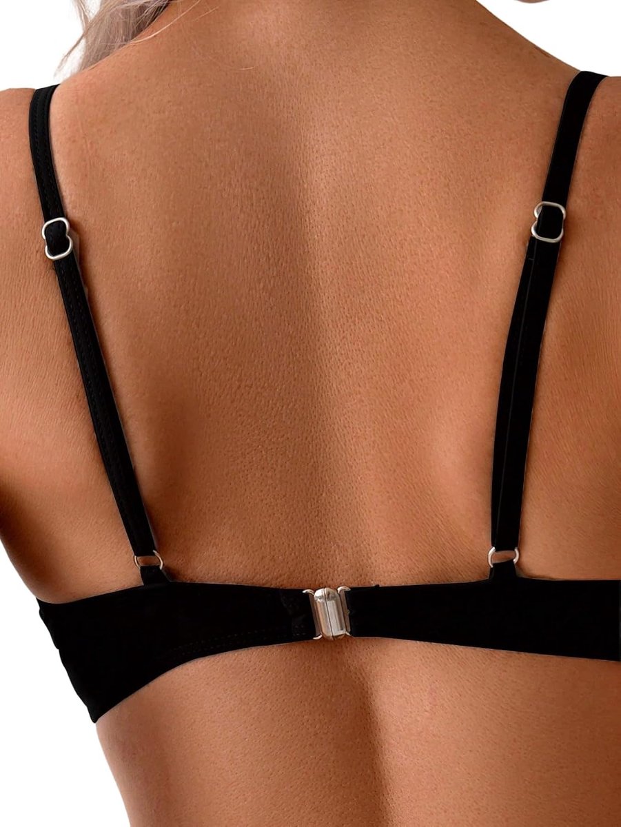 Sets push-up badpak spaghetti bikinitop hoge taille bikinibroek badpak set badmode zomer badmode strandvakantie