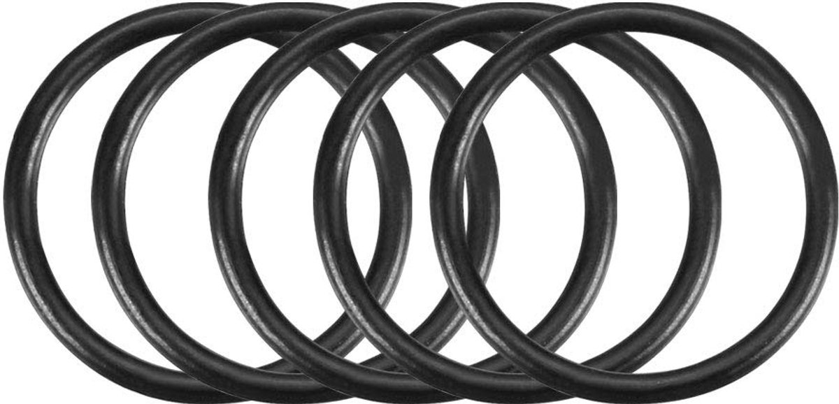 sourcingmap 100 Stks Zwart 12 mm x 1 mm Nitril Rubber O Ring NBR Olie Afdichting Grommets