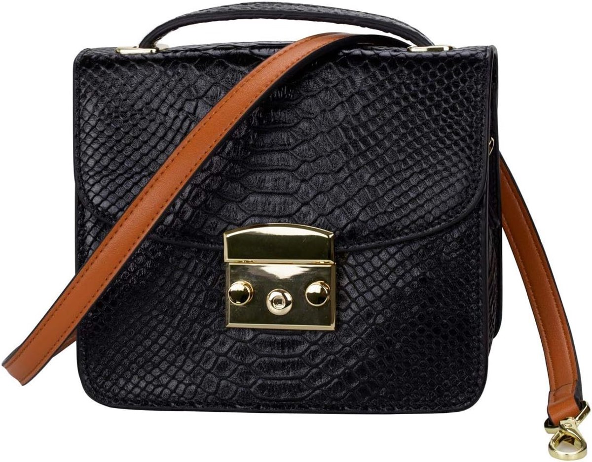 Lederen portemonnee riem vervanging crossbody handtas lang verstelbaar, bruin, M