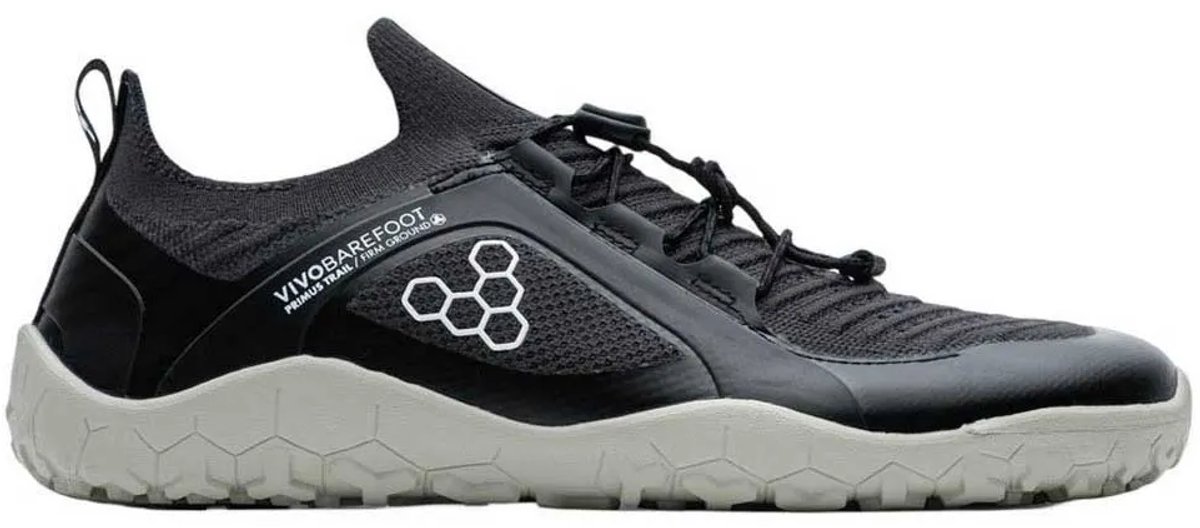Vivobarefoot Primus Trial Knit Fg Barefoot Trailschoenen Zwart EU 41 Vrouw