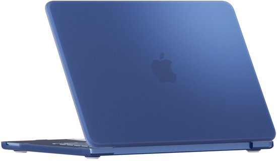 Coque rigide Mobigear bleu foncé pour MacBook Air 13 pouces, finition mate.