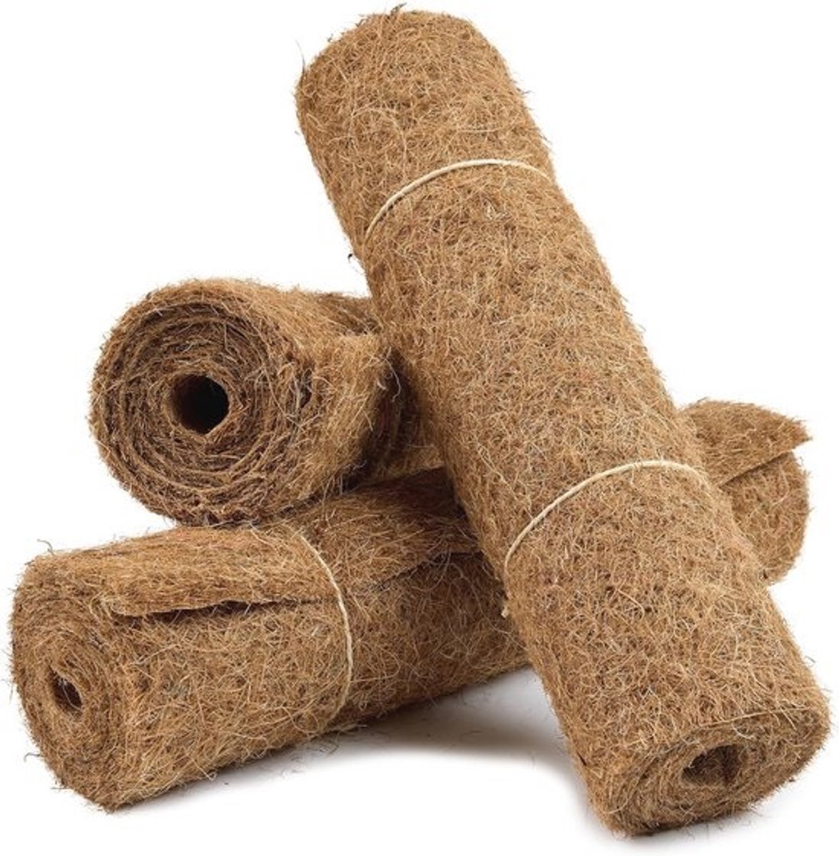 Set van 3 natuurlijke kokosvezels voor tuin en terrarium - 40 x 100 cm - 900 g/m²