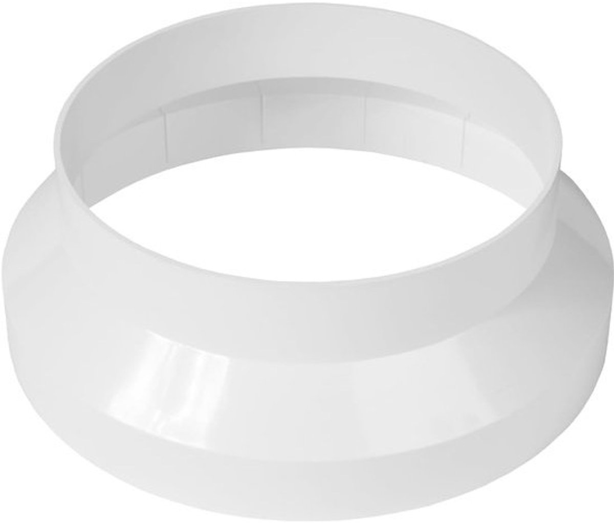Kanaalverloopstuk - Adapter Connector - Ventilatie Systemen - ABS Kunststof Materiaal - 150 tot 125 mm