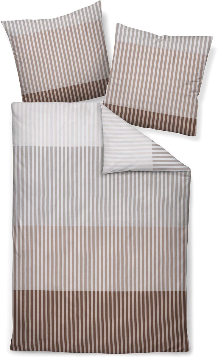 Janine Beddengoed Mako Satin Streifen Set van 1