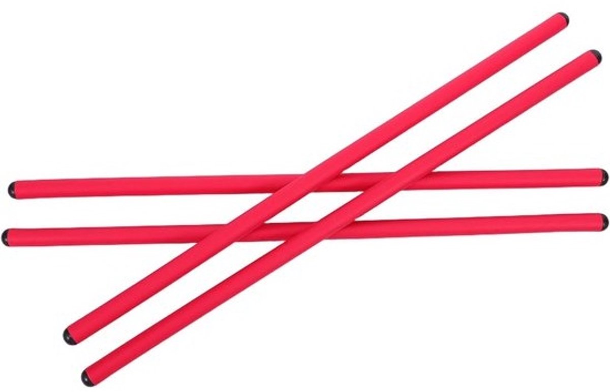 Wandelstok Houder - Stok Clip Bevestiging - Mobiliteit Hulpmiddelen - Flexibel Verstelbaar Ontwerp - 43CM Lengte - Rood