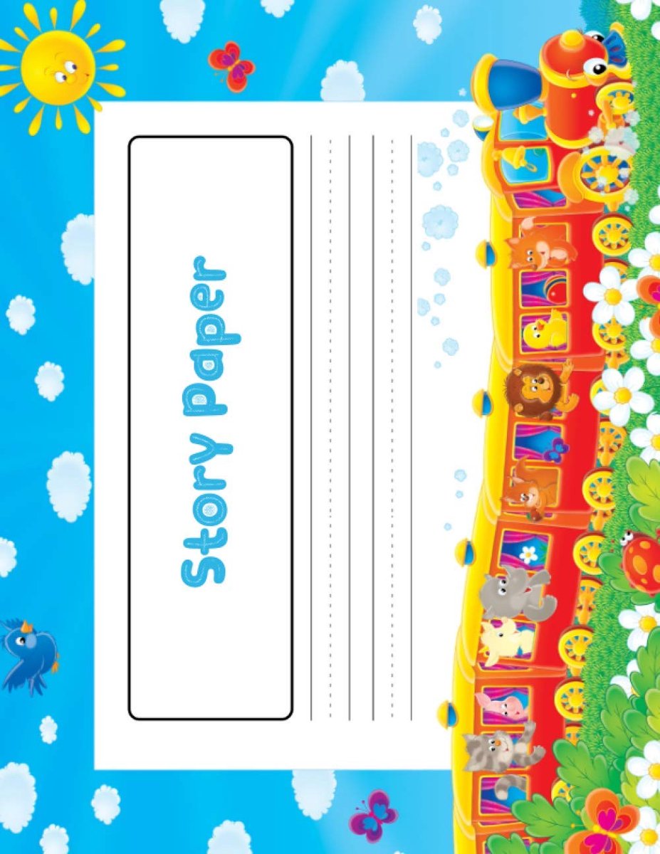 Toddler Writing Pad With Big Lines: A Kindergarten Writing Notebook That Includes 100 Sheets of Letter Size Tablet - ShopVlot