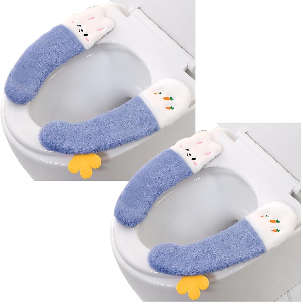 Dikke Wasbare Toiletbril Covers - Comfortabele Pluche Kussens voor Winter - Zachte en Hygiënische Toiletzitting