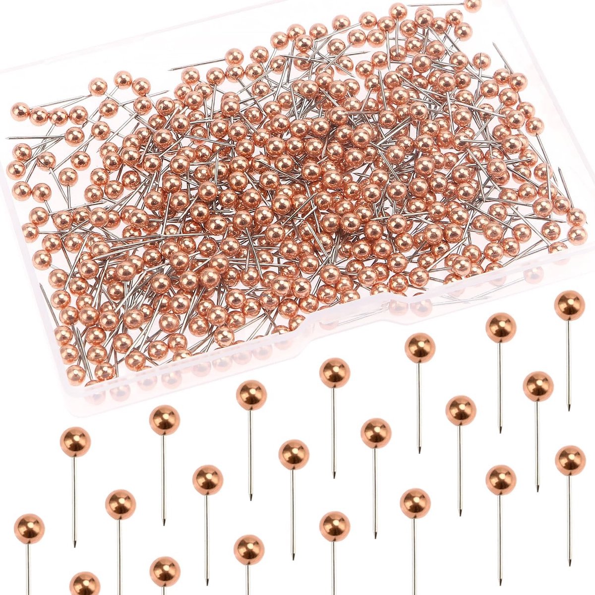 500 Stuks Kleurige Plastic Duimspijkers, Decoratieve Punaises voor School en Kantoor, Ideaal voor Cork Pin Boards en Creatieve Projecten
