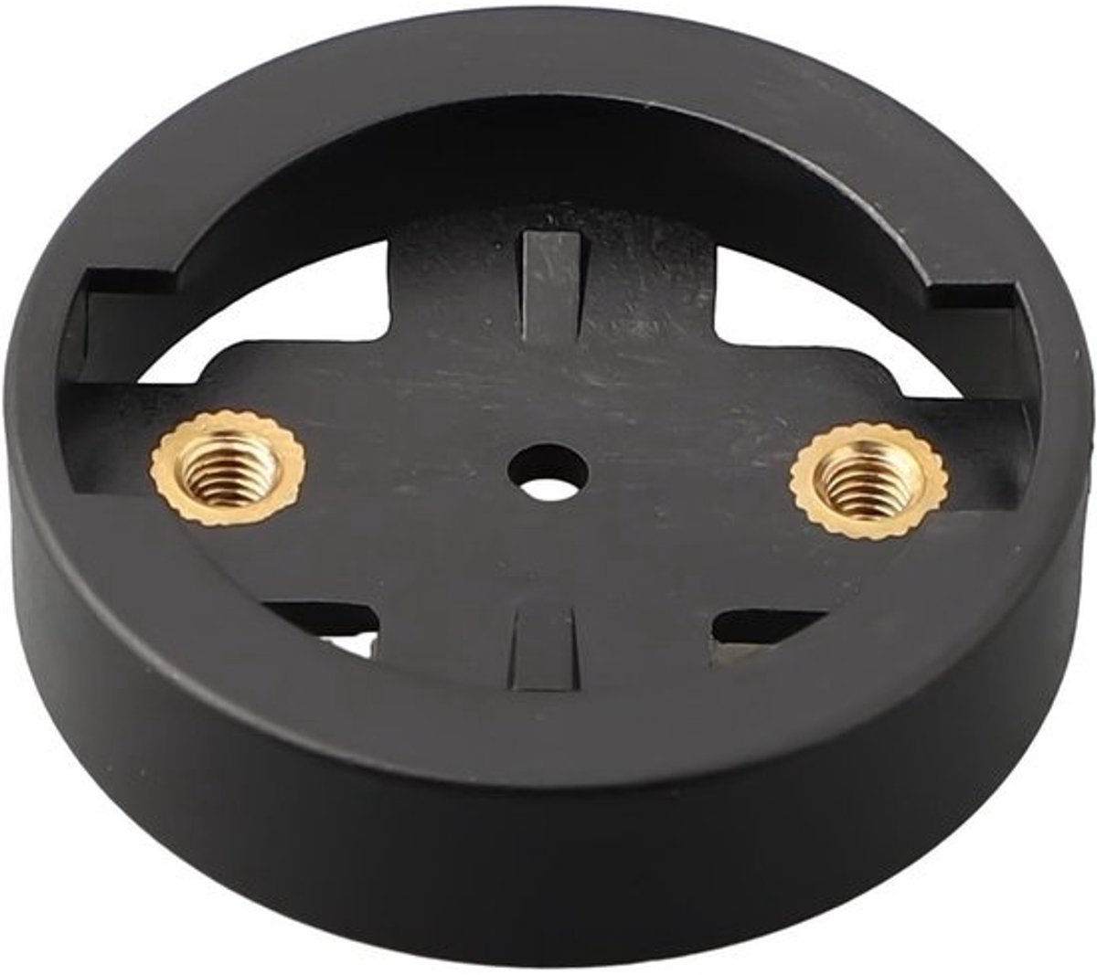 Fietscomputerhouder - Fiets GPS Mount - Fietsnavigatie - Lichtgewicht Kunststof - 30x30x10mm - Zwart/Blauw