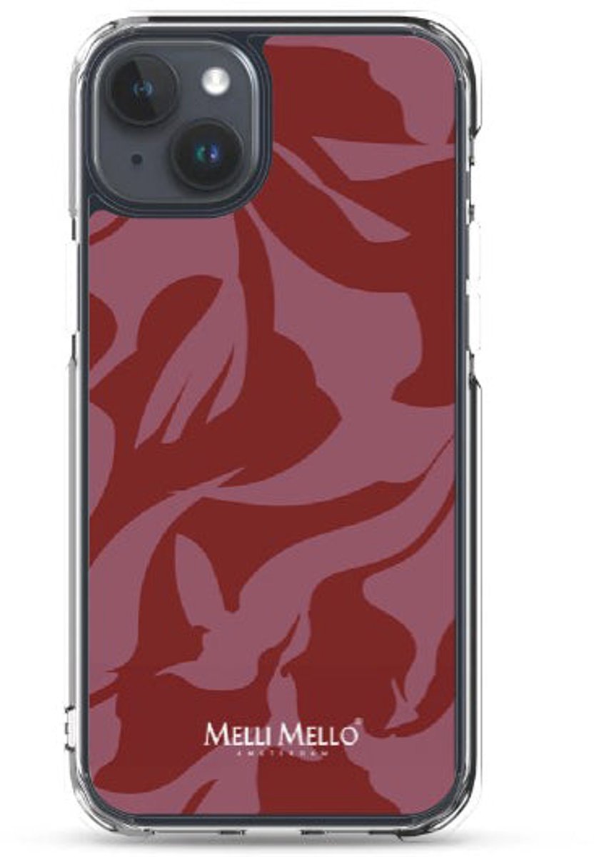 Melli Mello Telefoonhoesje Crimson Wave (Soft case) - Apple iPhone 15 Plus