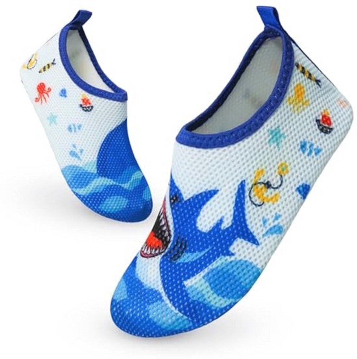 TMEOG Badschoenen voor kinderen, meisjes, waterschoenen, strand- en zwembadschoenen, antislip, zwemsokken, waterschoenen, blote-voeten-schoenen voor kinderen van 22 - 33 EU