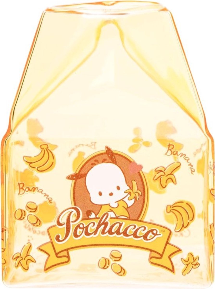 Kawaii Glazen Melkbeker met Pochacco en Vrienden Thema, 325 ml