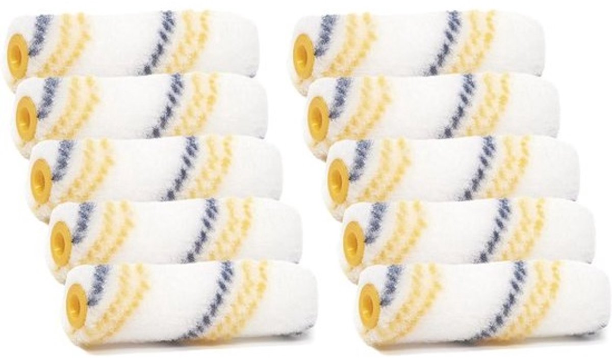 Schilder Lakrollers - Verfrollen set - Gladde oppervlakken - Pluisarm vezels - 15 cm breed - Wit