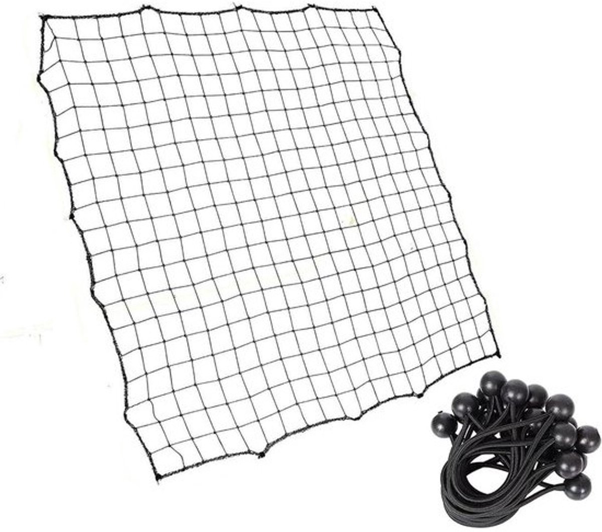 Voetbal Rebound Net - Oefennet Retournet - Voetbaltraining Verbeteren - Universeel Compatibel - 100x100 cm - Zwart