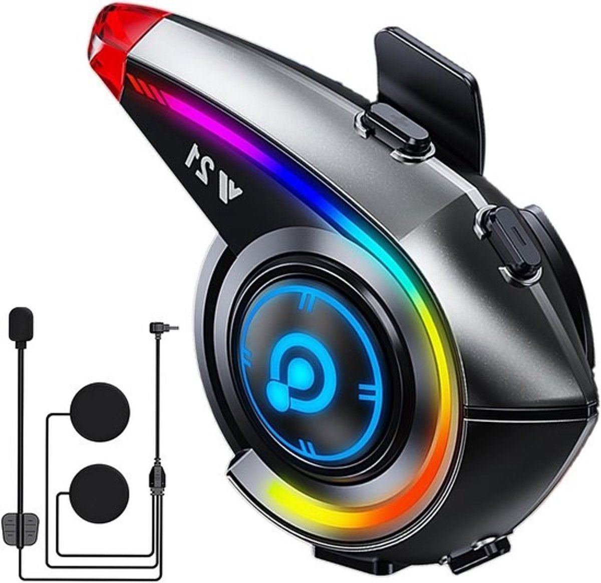 Bluetooth Headset voor Motoren met BT 5.4, Geluidsisolatie, Muziek, en Handsfree Bellen