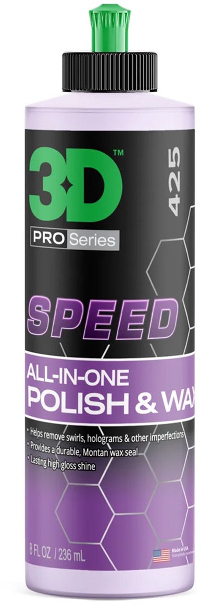 3D SPEED Polish & Wax 236ml