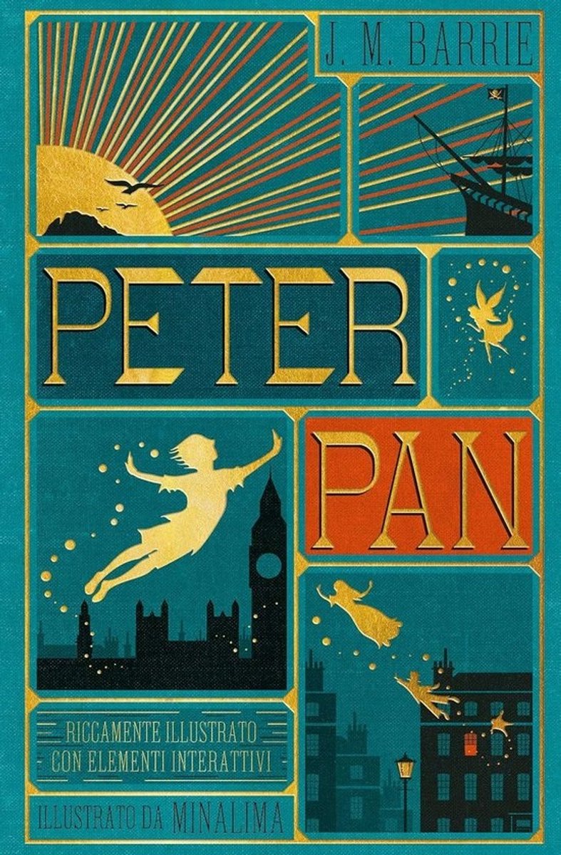 Peter Pan Pop-up Boek - Volledige Editie met Illustraties en Kaart