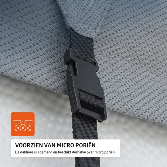 Campout Caravan- en camperdakhoes - 5,50 x 3 m - Afdekhoes - Camperhoezen - Dakhoes - Caravanhoes - Perfecte Dakhoes voor Caravan en Camper - Ademend 3-laags SFS non-woven PP, 160g/m² - 11 p — afbeelding 4