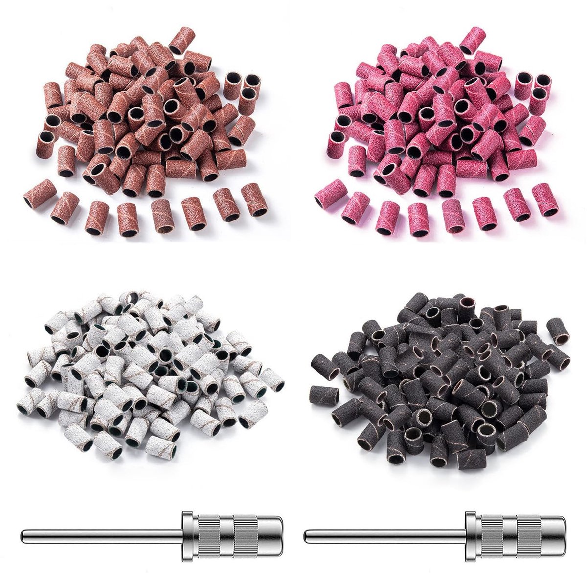 Nail Sanding Bands voor het Vijl en Scherpen van Nagels, Set van 2 Stuks voor Professioneel Gebruik