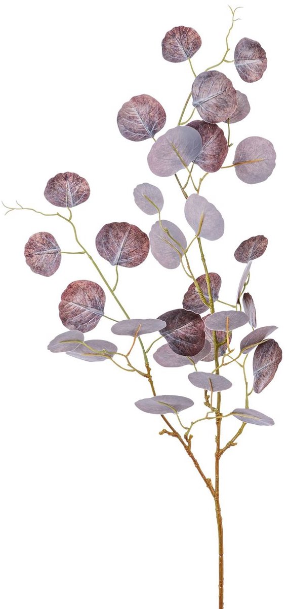 Gasper Eucalyptustak Paars 110 cm - Kunstplanten