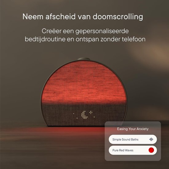 Wake-up light - Zonsopgang wekker - Slaaproutine verbeteren - Simuleert zonsopgang - N.v.t. - Wit — afbeelding 4