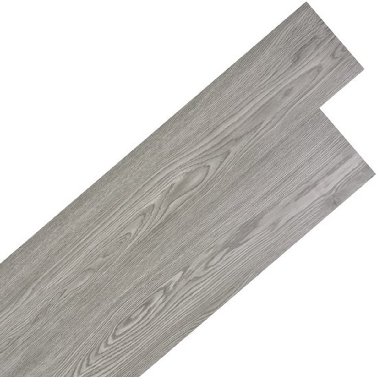 Zelfklevende PVC Vloerplanken - Vloerbedekking Donkergrijs - 5,02 m²