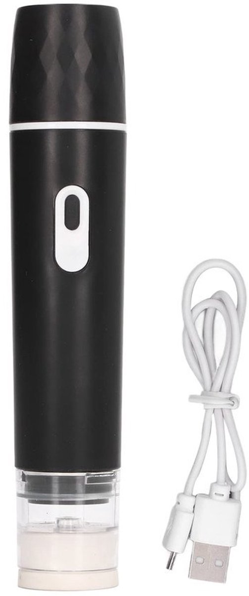Allecto - Elektrische Vacuüm Sealer - Draagbare Luchtpomp - 800mAh Oplaadbare Batterij - Zwart - Voedselopslag - Geschikt voor Kleding