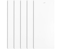 Verticale Jaloezie Lamellen Wit Vervanging - Gebogen PVC Lamellen (82.5 cm Lengte)