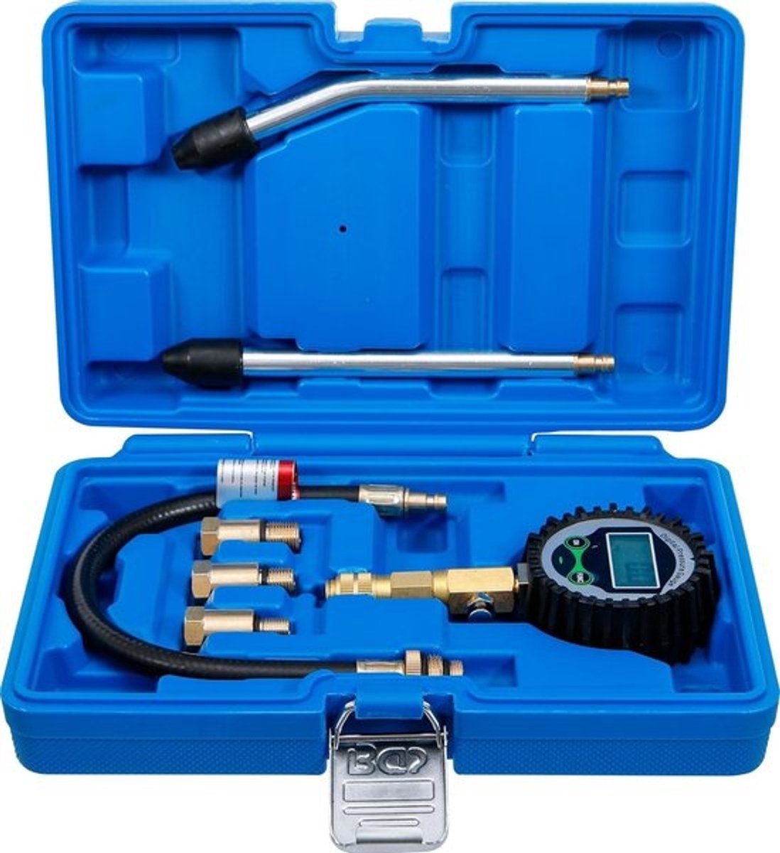 Digitale compressietester voor benzinemotoren - 7 delige set met LCD display