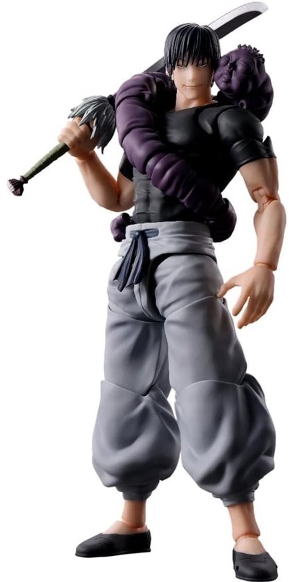 Actiefiguur van Toji Fushiguro uit Jujutsu Kaisen met veel bewegingsmogelijkheden