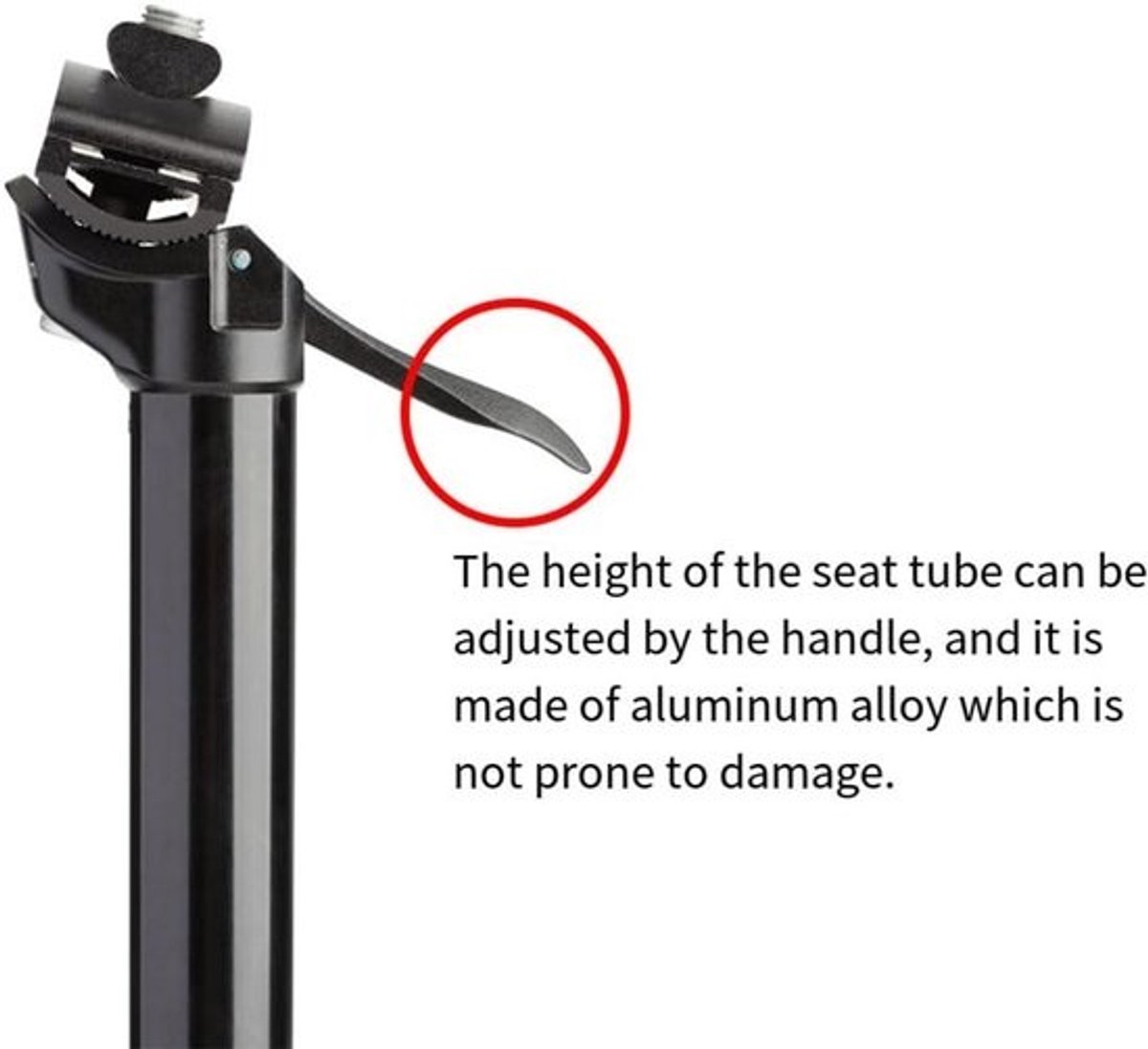 Verstelbare Verstelbare Zadelpen met Afstandsbediening 27.2mm MTB Fiets Dropper Post