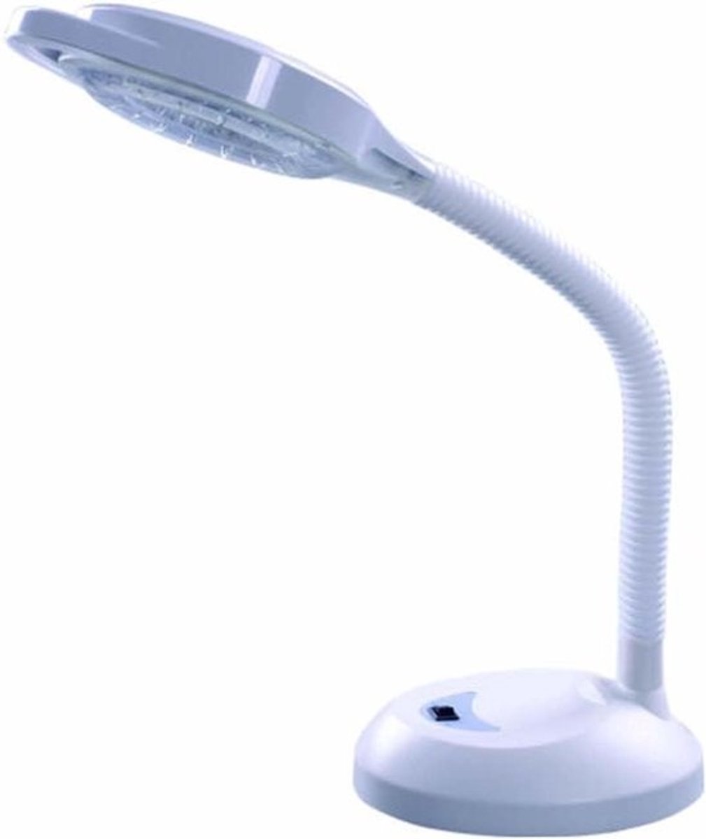 Vergrootglas Lamp - Tafellamp Loeplamp - Gezichtsverzorging Lezen - 5x Vergroting Koud Licht - Niet gespecificeerd - Wit