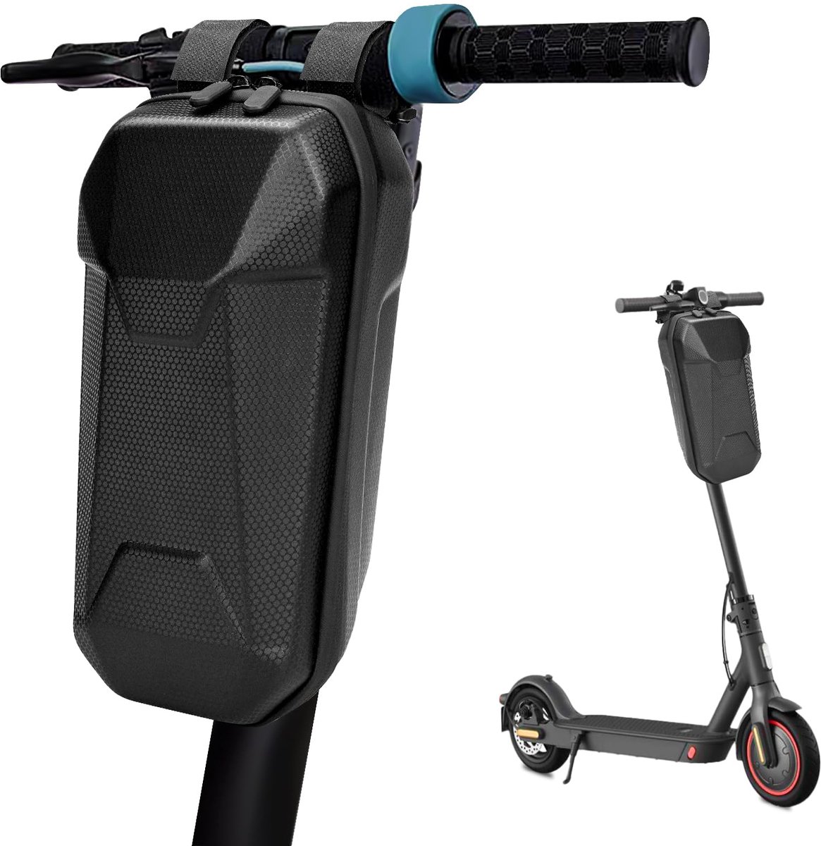Dailygoods- Opbergtas Grote Capaciteit - Waterdichte Scootertas - Geschikt voor Elektrische Step - Aanpasbare Veters - Sleutelhaak - Materiaal: CPU + EVA