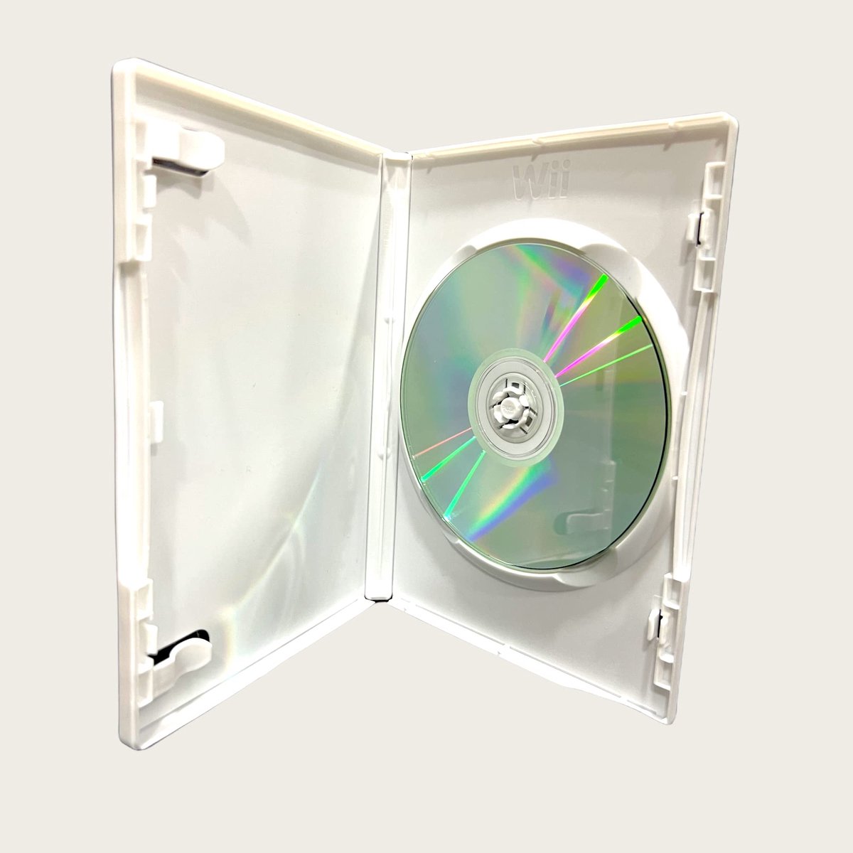 Dailygoods - Witte Wii DVD Opberghoesjes 14mm - 5 Pack