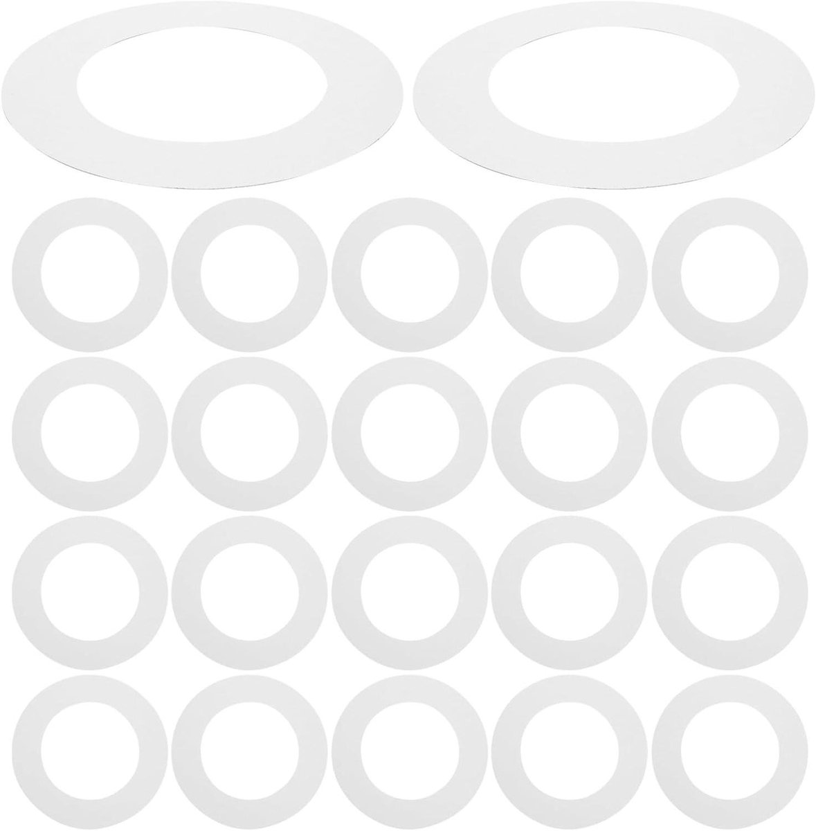 Wax Warmer Ringen - Wax Machine Mat - Bescherming Wax Heater - Voorkomt Lekkage - 18.5 cm - Wit