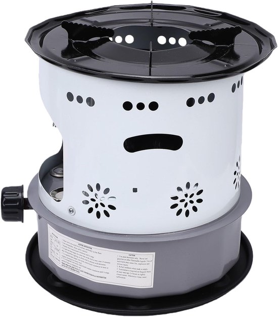 Petroleum Kachel - Campingbrander Noodkachel - Buiten Koken - Aluminiumlegering Constructie - 52 Liter - Zilver — afbeelding 4