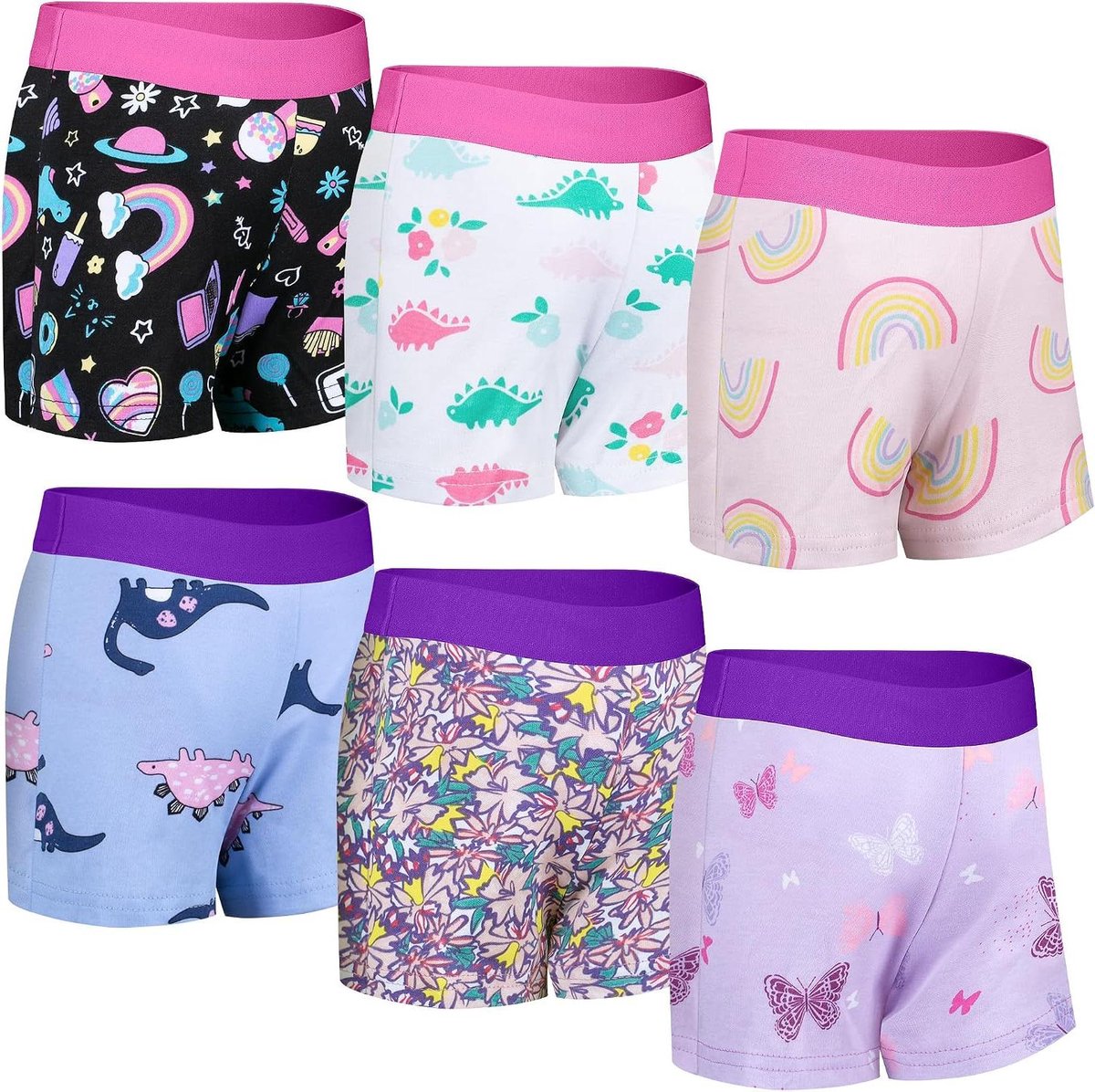Potty Training Ondergoed - Kinder Onderbroeken - Zindelijkheidstraining - Multi-laags Absorberend - 6 Stuks - Meerdere Kleuren