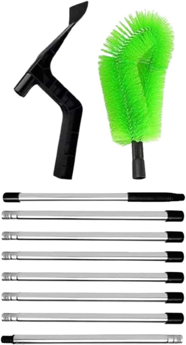 Dakgootreinigingsgereedschap - Gootborstel Paal - Dakgoten Schoonmaken - Verstelbare Flexibele Kop - Tot 320 cm - Niet gespecificeerd