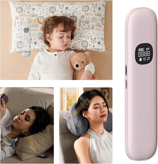 Kussen Luidspreker - Ondersteunende Audio - Ontspannen Slapen - Botgeleiding Technologie - 15.7 cm - Wit — afbeelding 5
