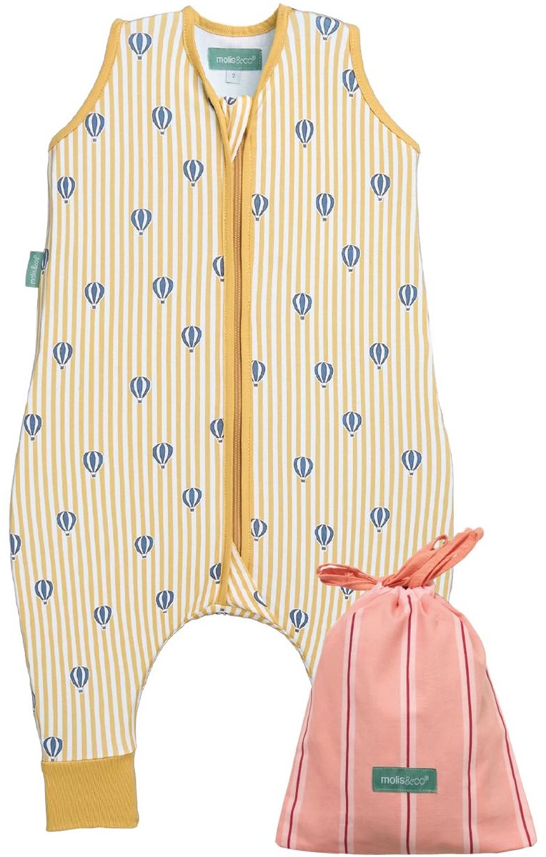 SnelShoppen - Babyslaapzak met Voeten 0,5 TOG - Zomer Slaapzak voor Jongens - Kinder Slaapzak met Benen - 100% Katoen (Oeko-TEX 100) - Premium Kwalite