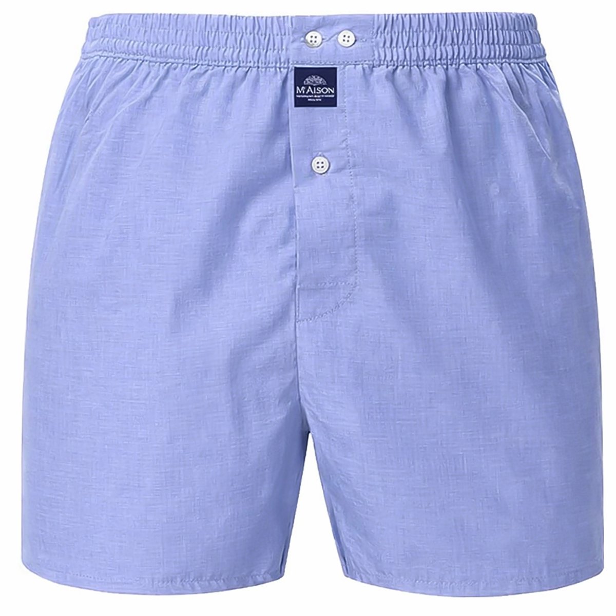 McAlson Wijde boxershort - Blue - maat L (L) - Heren Volwassenen - 100% katoen- M0200-L