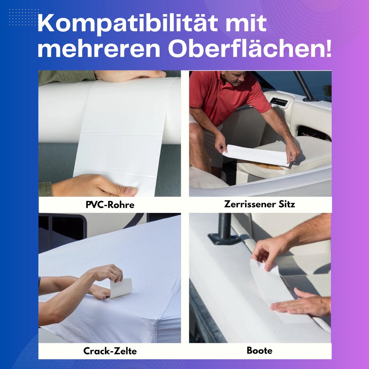 SnelShoppen - Extreem Sterk Wit Waterdicht Plakband voor Binnen en Buiten, Afdichtingstape, UV-Bestendig, Duct Tape, 10 cm x 5 m, Zelfsluitende Tape v