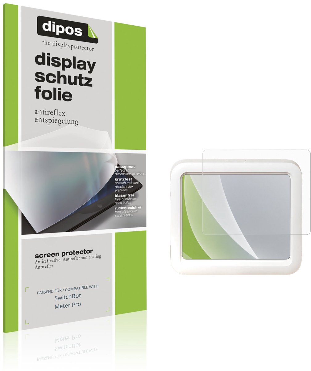 dipos – 4x Matte Beschermfolie geschikt voor SwitchBot Meter Pro | Krasbestendige & antireflecterende Screenprotector Ultra-Thin