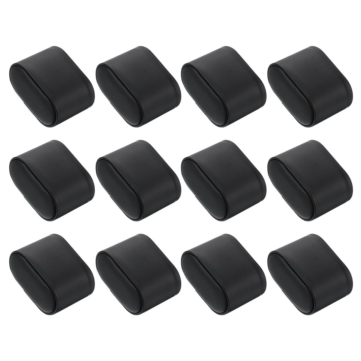 Dailygoods - 12 Stuks Horloge Display Kussens - PU Lederen Kussens voor Horlogedozen