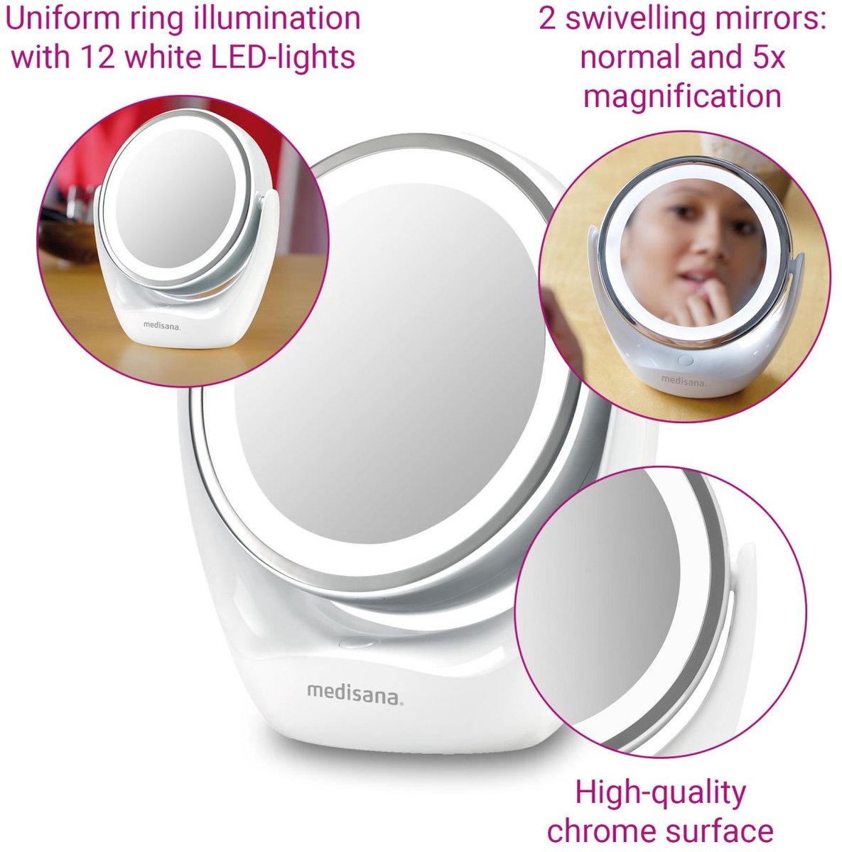 Bol.com medisana CM 835 - Cosmetica Spiegel aanbieding