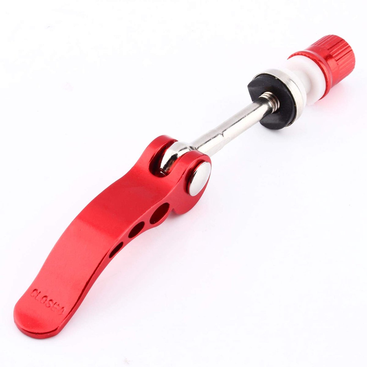 Dailygoods - Quick Releaser Fiets Zadelpen - Snelsluiting Zadelpen - Eenvoudige instelling - Rood - Fietsaccessoire - Handig voor elke fietser - Compa...