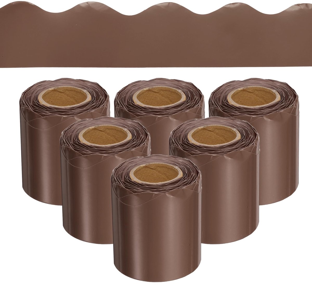 Dailygoods - 6 Rollen Decoratieve Randen - 197m Golfrand