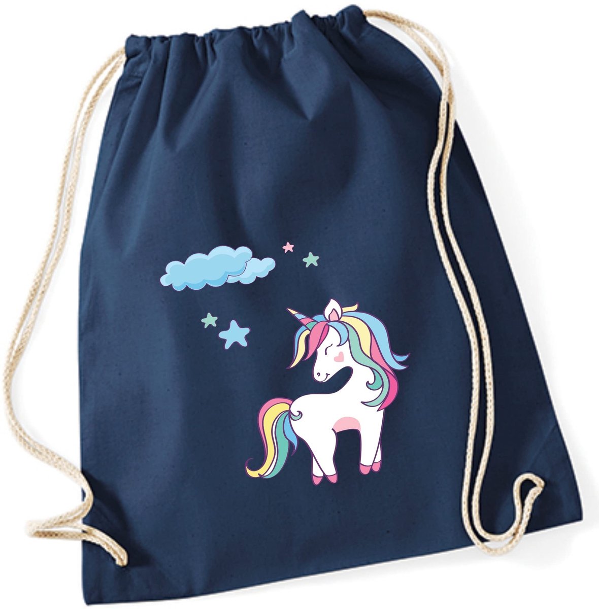 Dailygoods - Unicorn Gym Bag - Sporttas met Sterren voor Kinderen